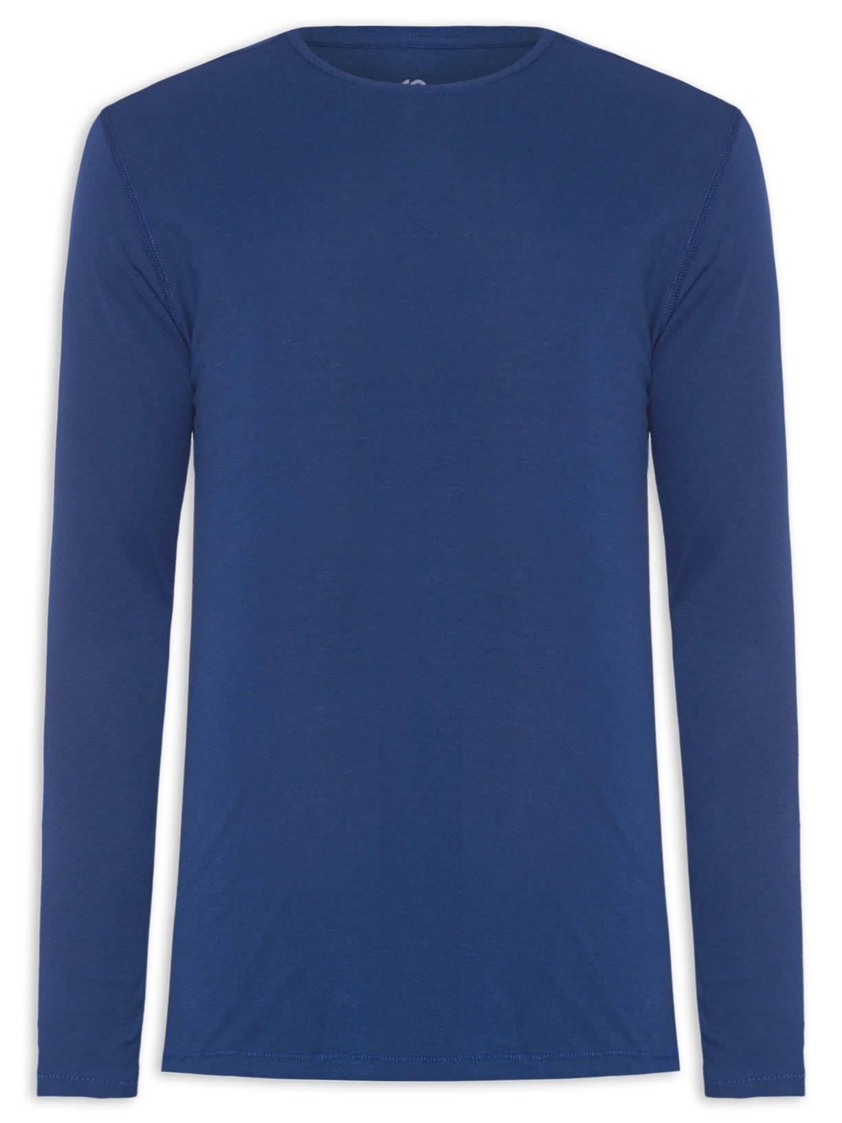 Camiseta Masculina Pima Berlim Gola Careca Regular Fit - Azul