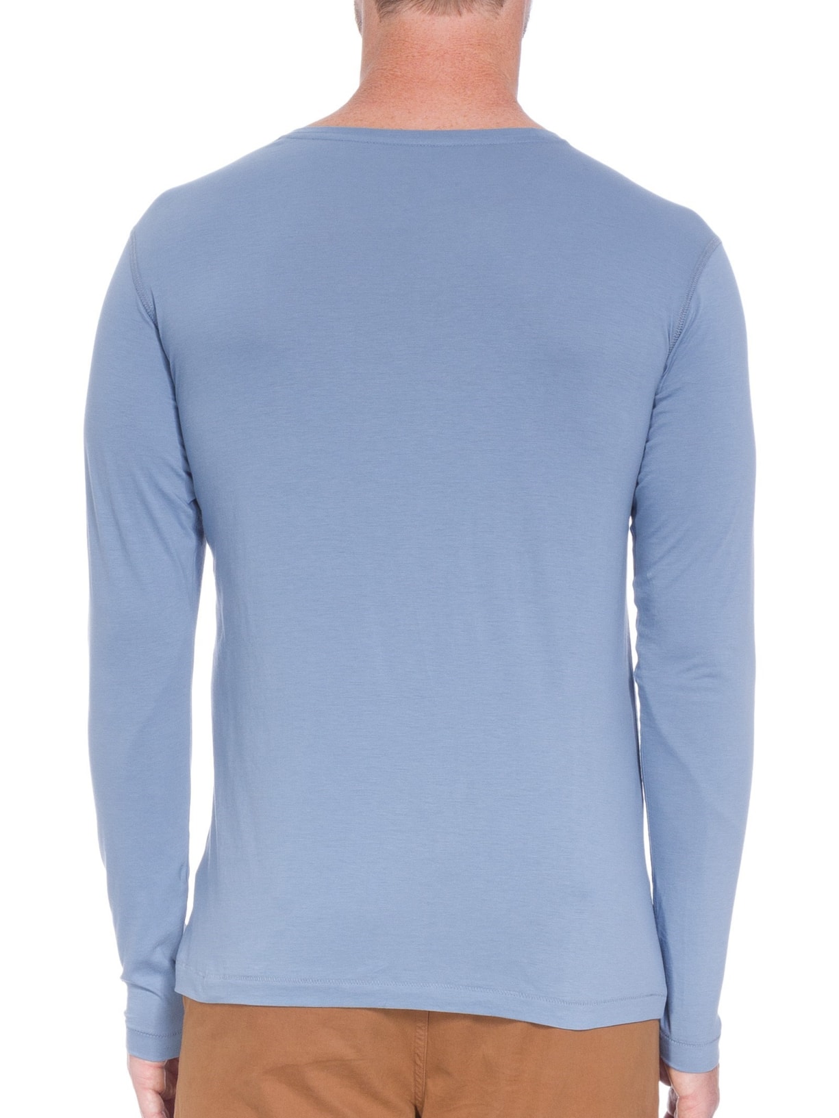 Camiseta Masculina Pima Berlim Gola Careca Regular Fit Azul '2 Essential