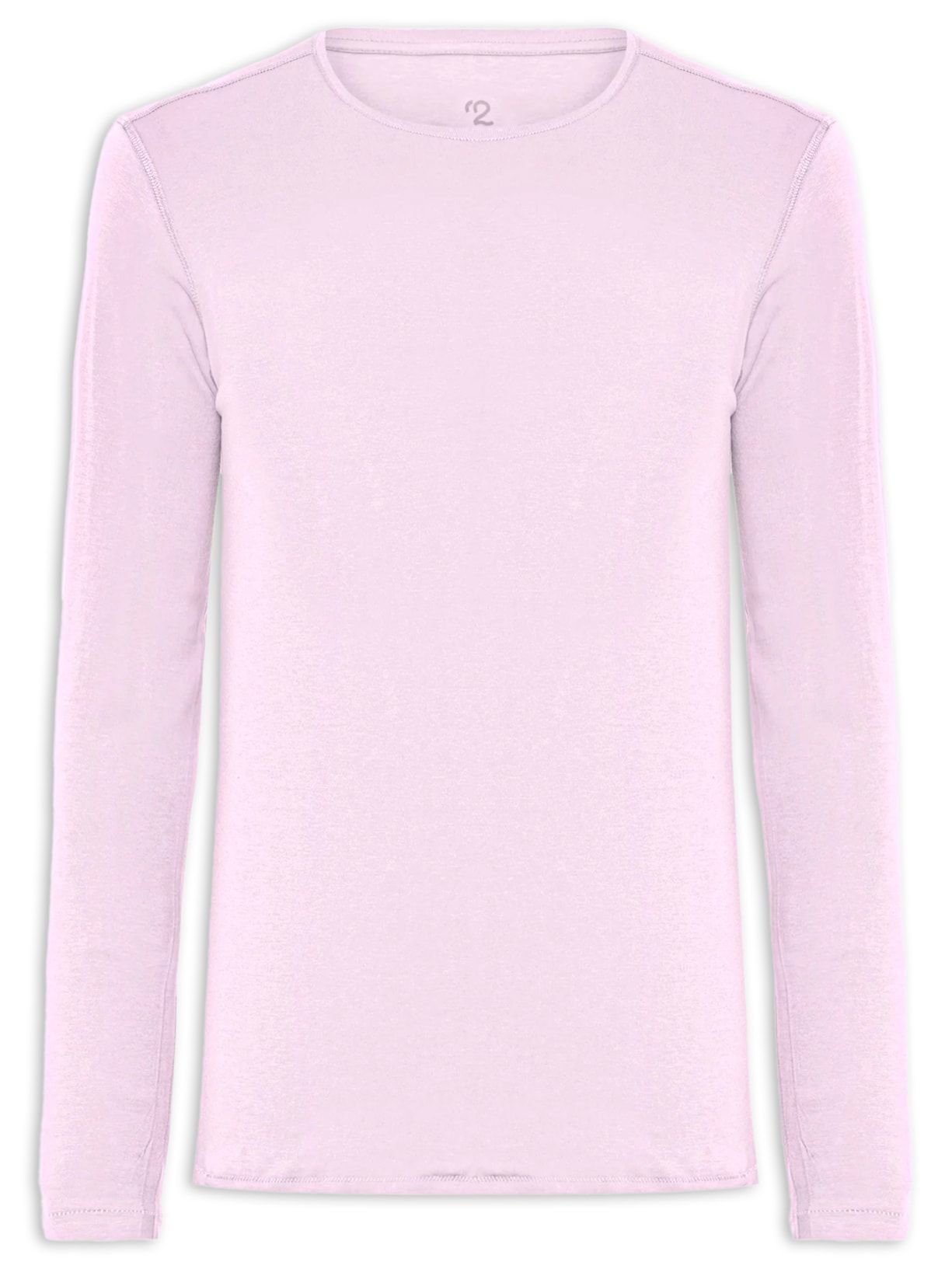 Camiseta Masculina Pima Berlim Gola Careca Regular Fit - Rosa