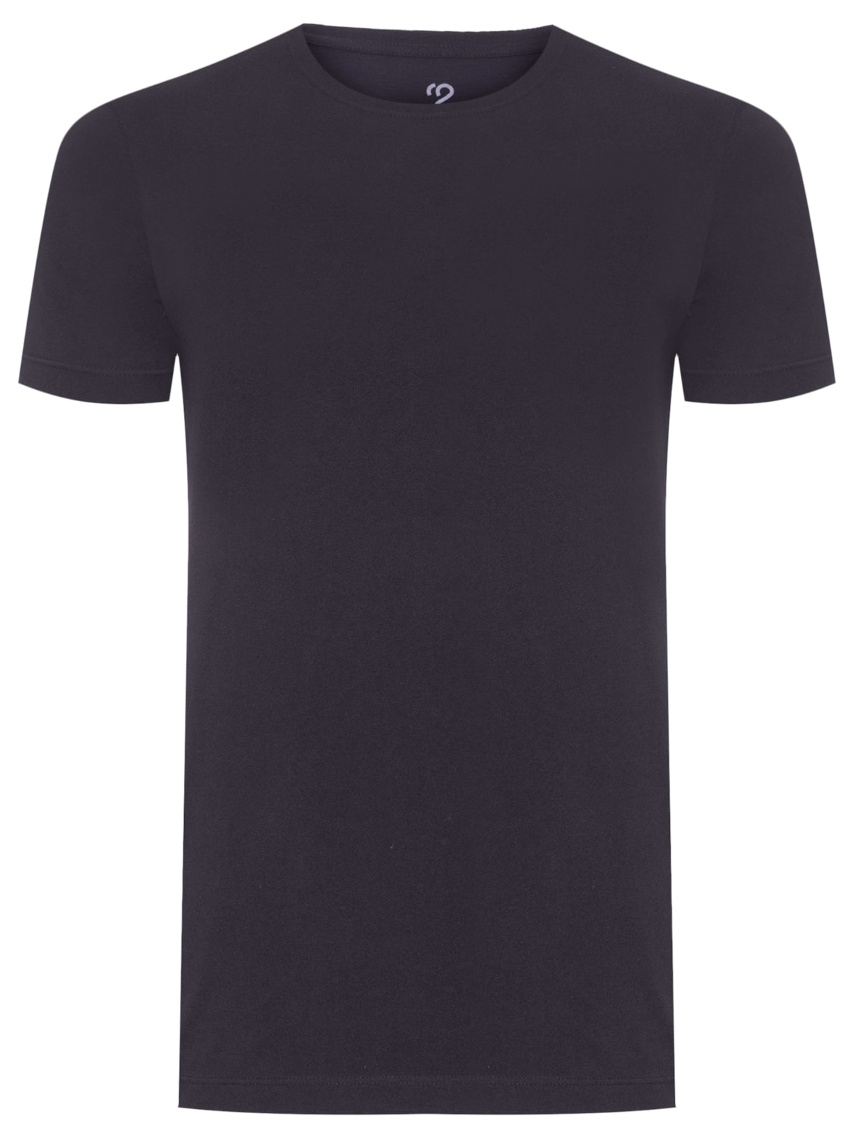 Camiseta Masculina Pima Berlim Gola U - Preto