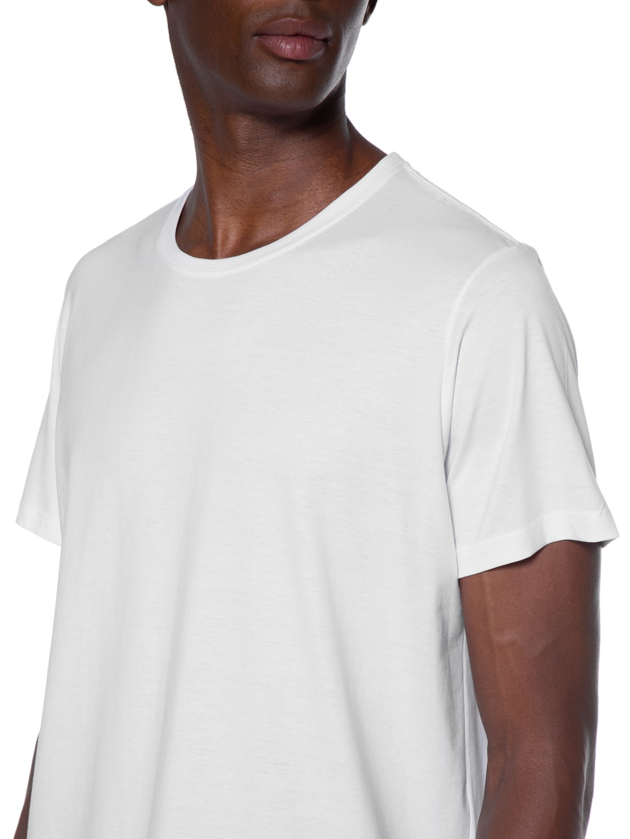 Camiseta Masculina Pima Branco Austral