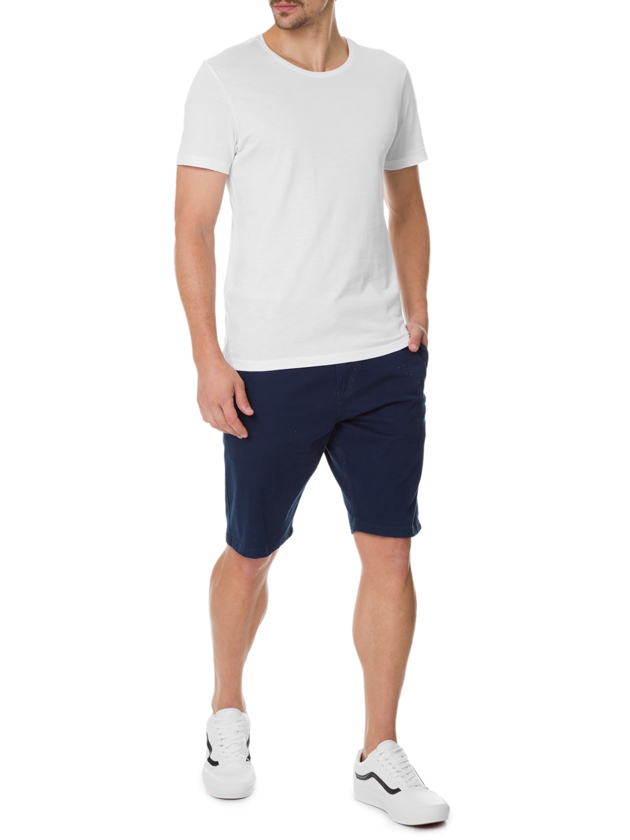Camiseta Masculina Pima Branco Sergio K