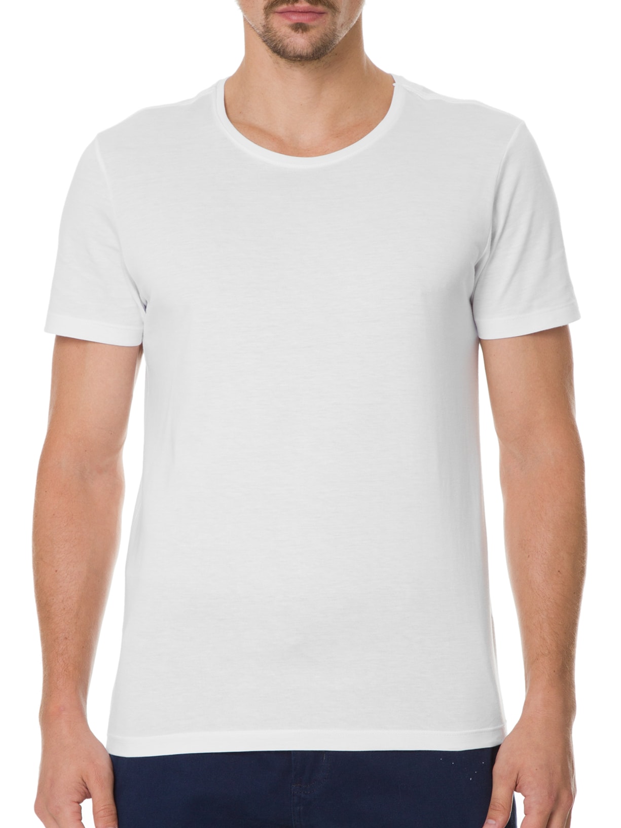 Camiseta Masculina Pima Branco Sergio K