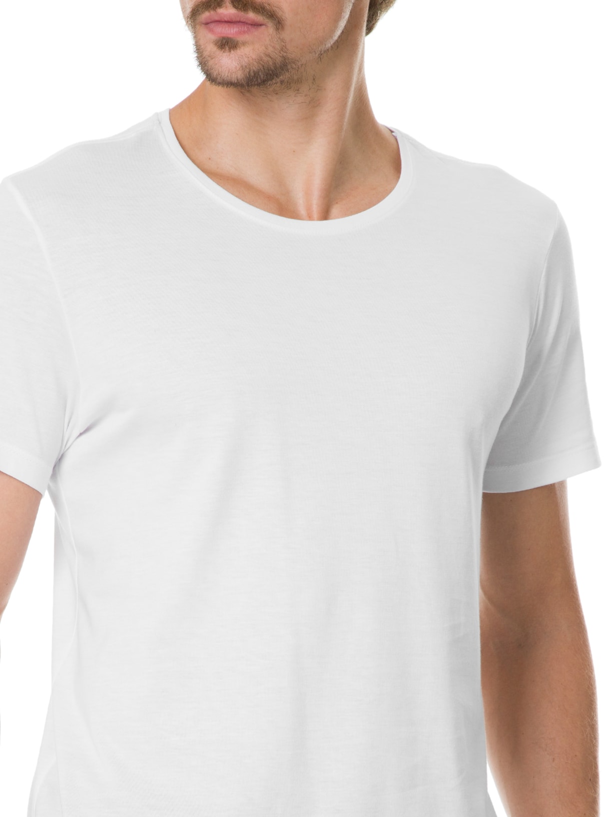 Camiseta Masculina Pima Branco Sergio K