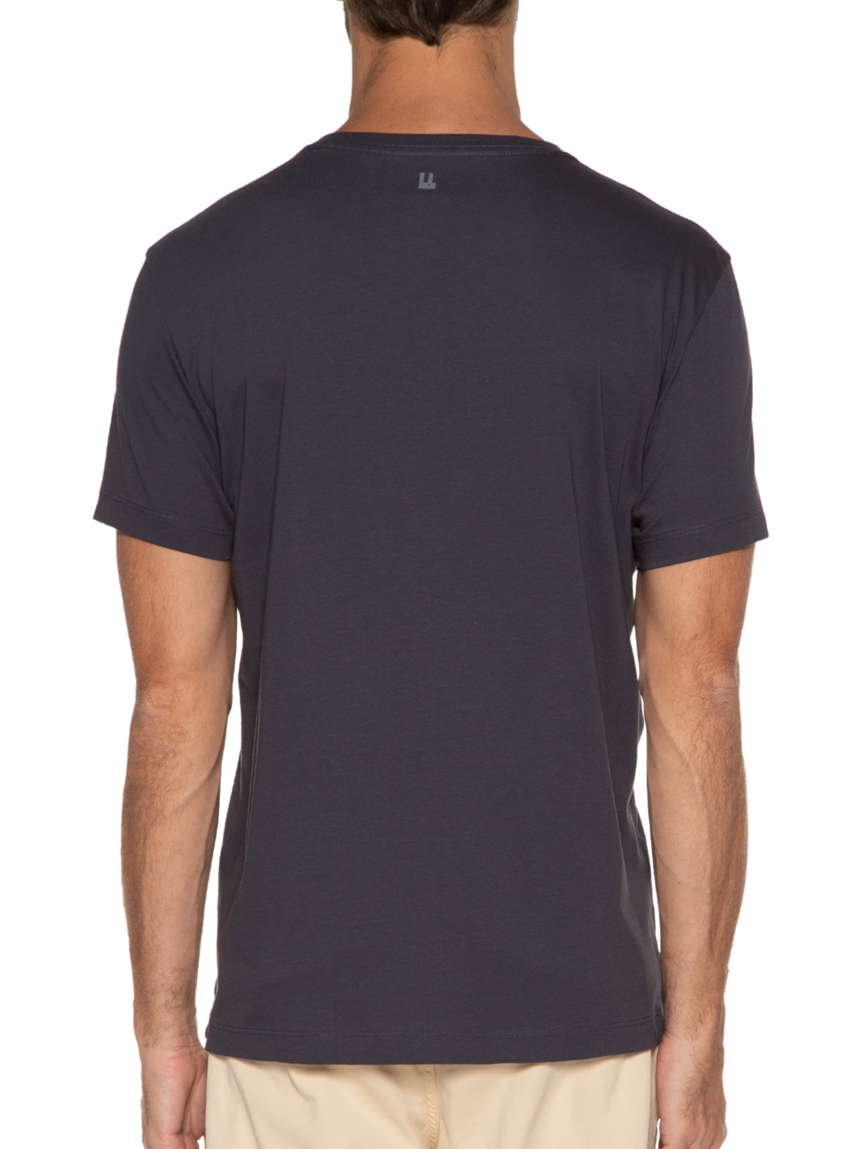Camiseta Masculina Pima Colecao Cinza Foxton