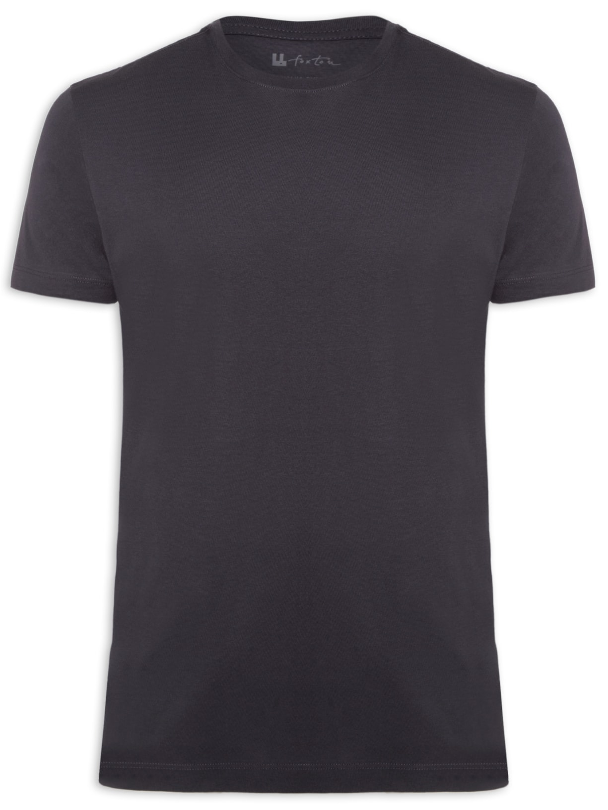 Camiseta Masculina Pima Colecao - Cinza