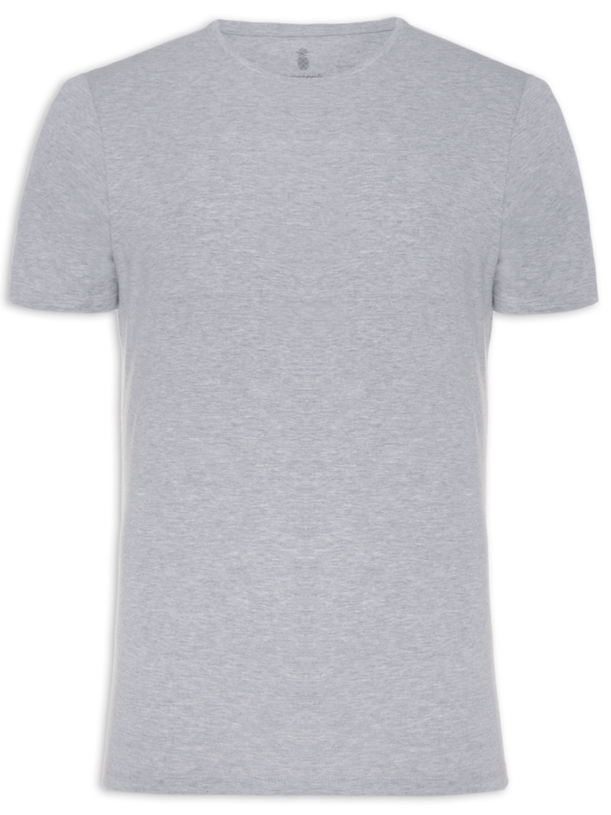 Camiseta Masculina Pima Cotton - Cinza