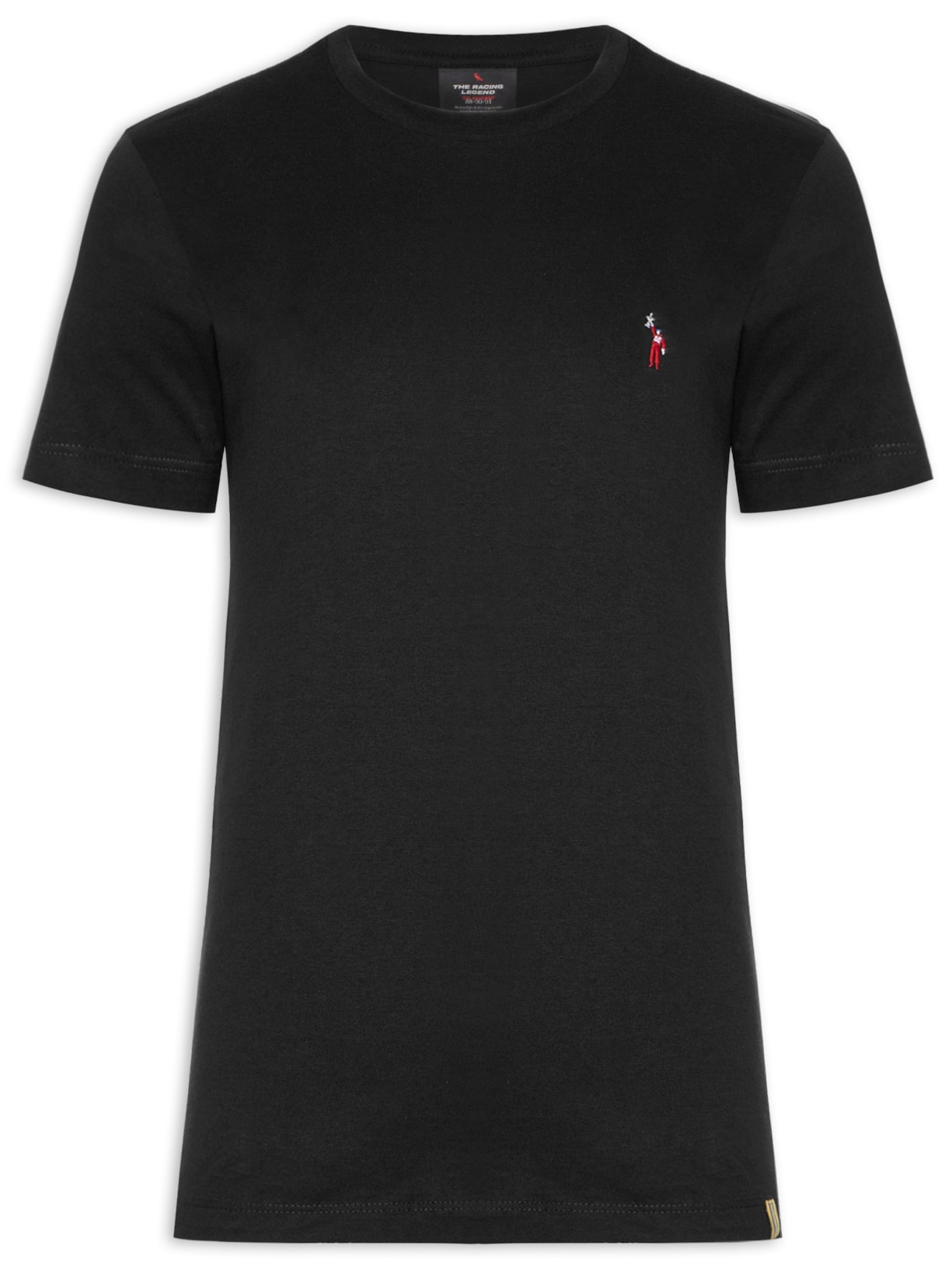 Camiseta Masculina Pima F1 Senna - Preto