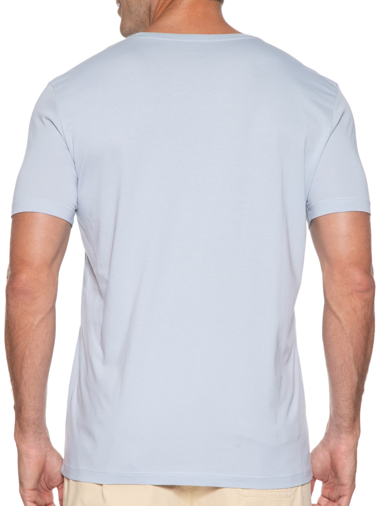 Camiseta Masculina Pima Leve Logo Azul Oficina Reserva