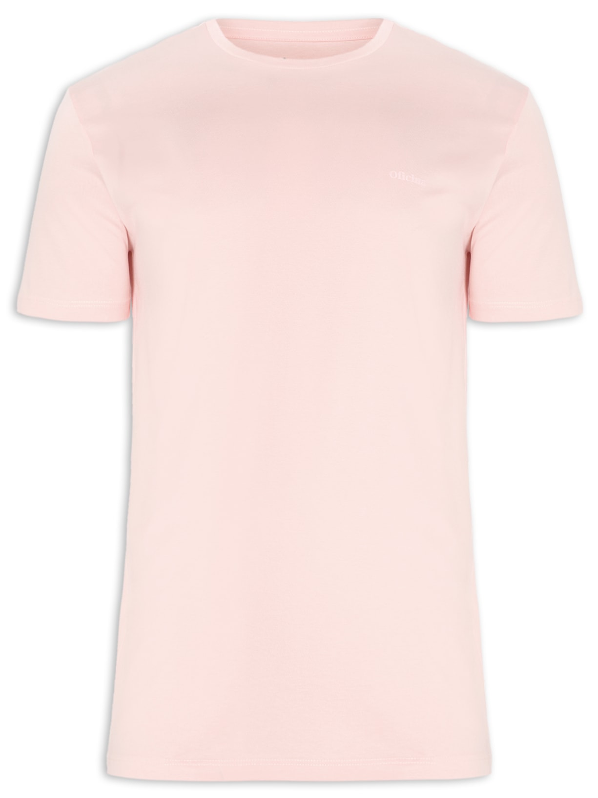 Camiseta Masculina Pima Leve Logo - Laranja