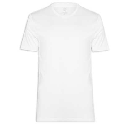 Camiseta Masculina Pima Manga Curta - Branco