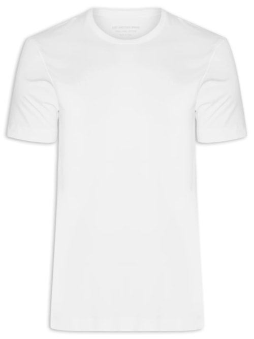 Camiseta Masculina Pima Peruano - Branco