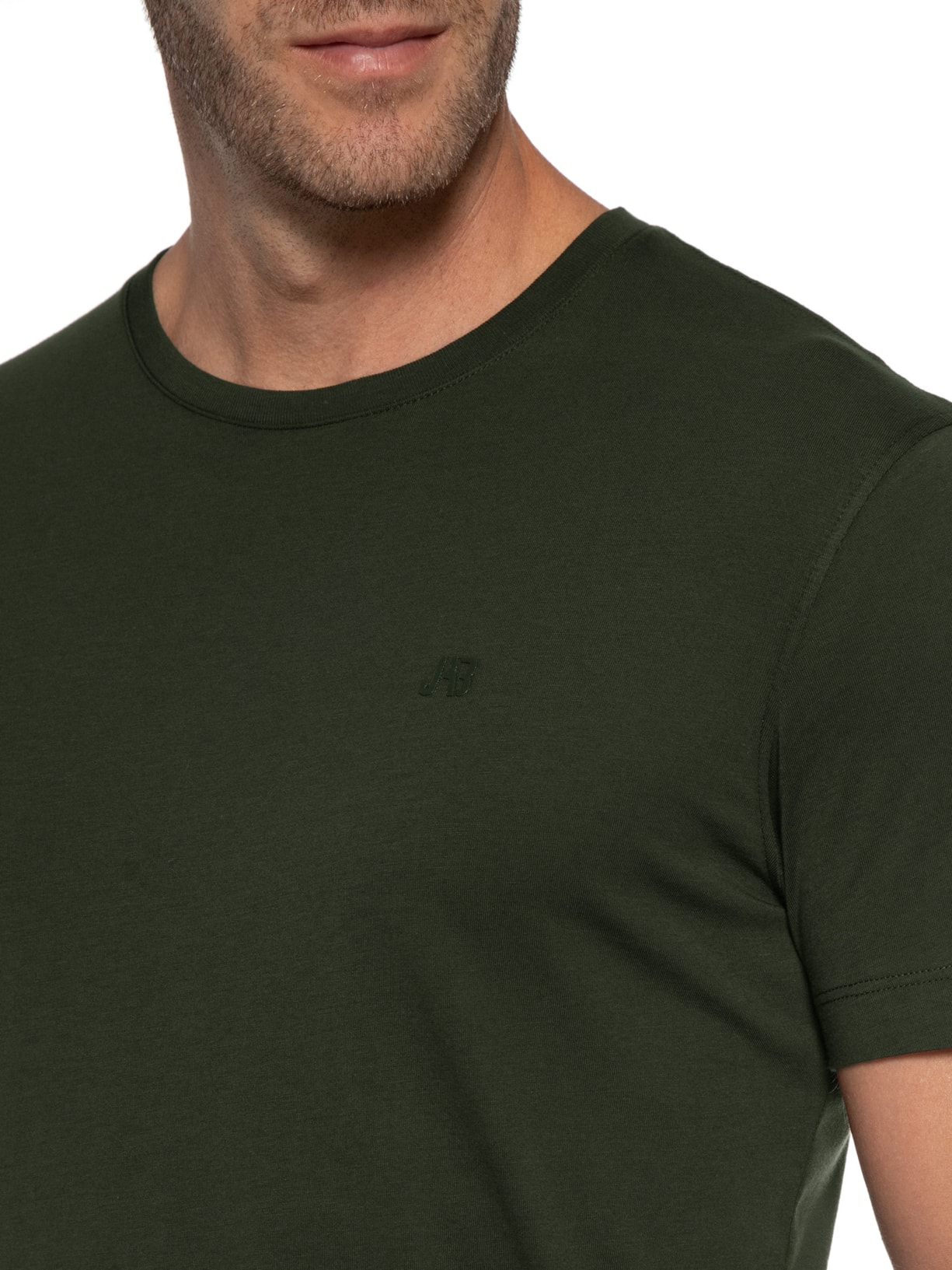 Camiseta Masculina Pima Peruano Verde Jab
