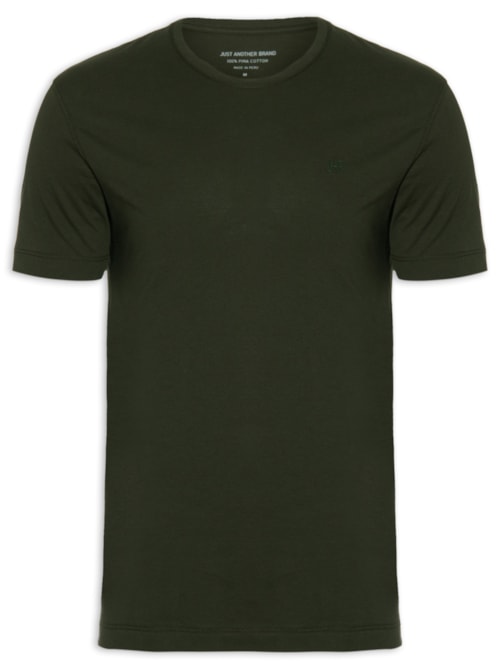 Camiseta Masculina Pima Peruano - Verde