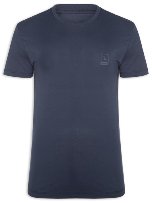 Camiseta Masculina Pima Pica Pau Polaroid - Azul