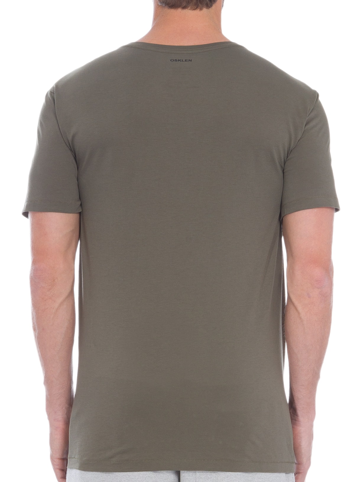 Camiseta Masculina Pima Pocket Verde Osklen