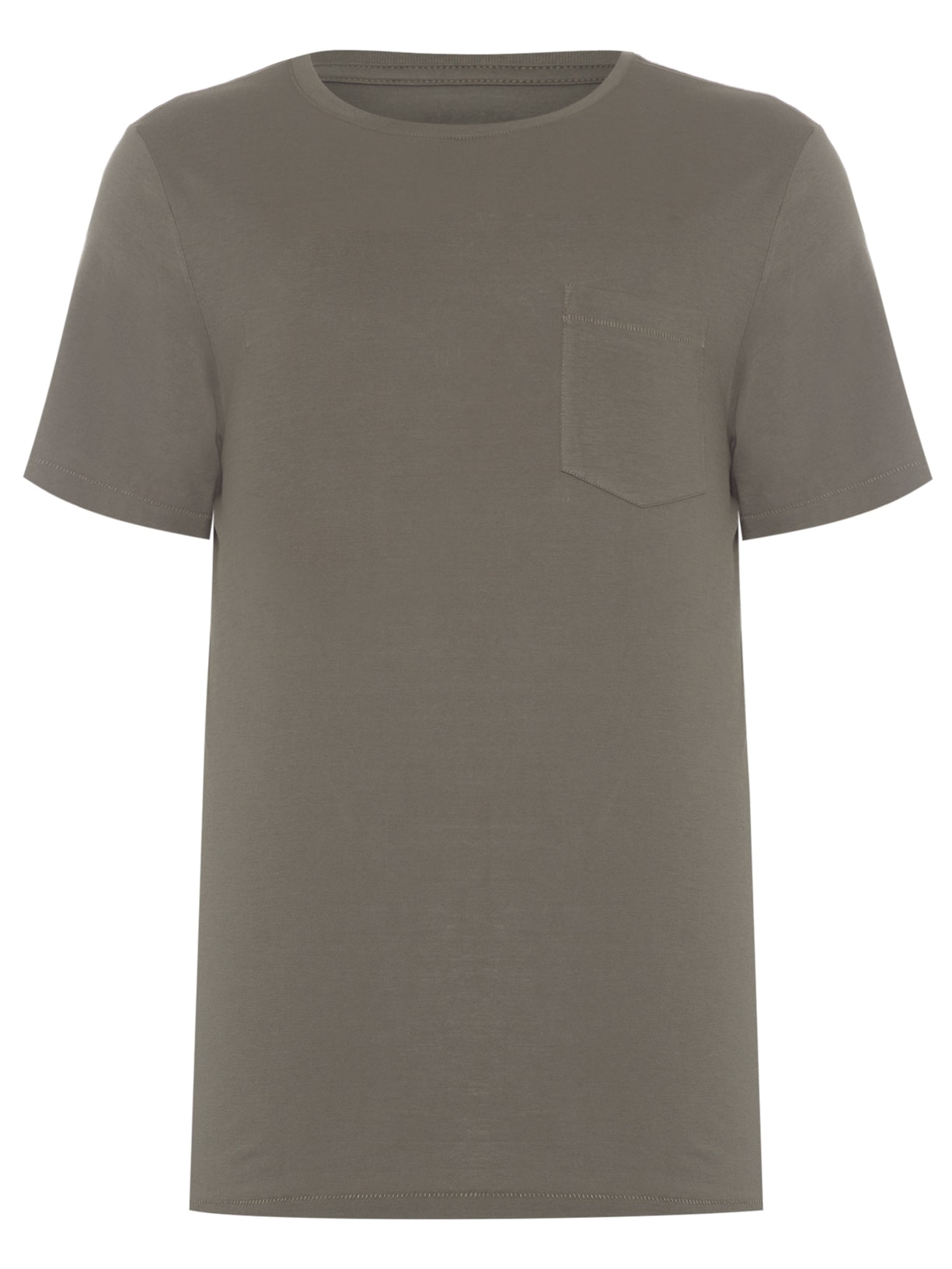 Camiseta Masculina Pima Pocket Verde Osklen