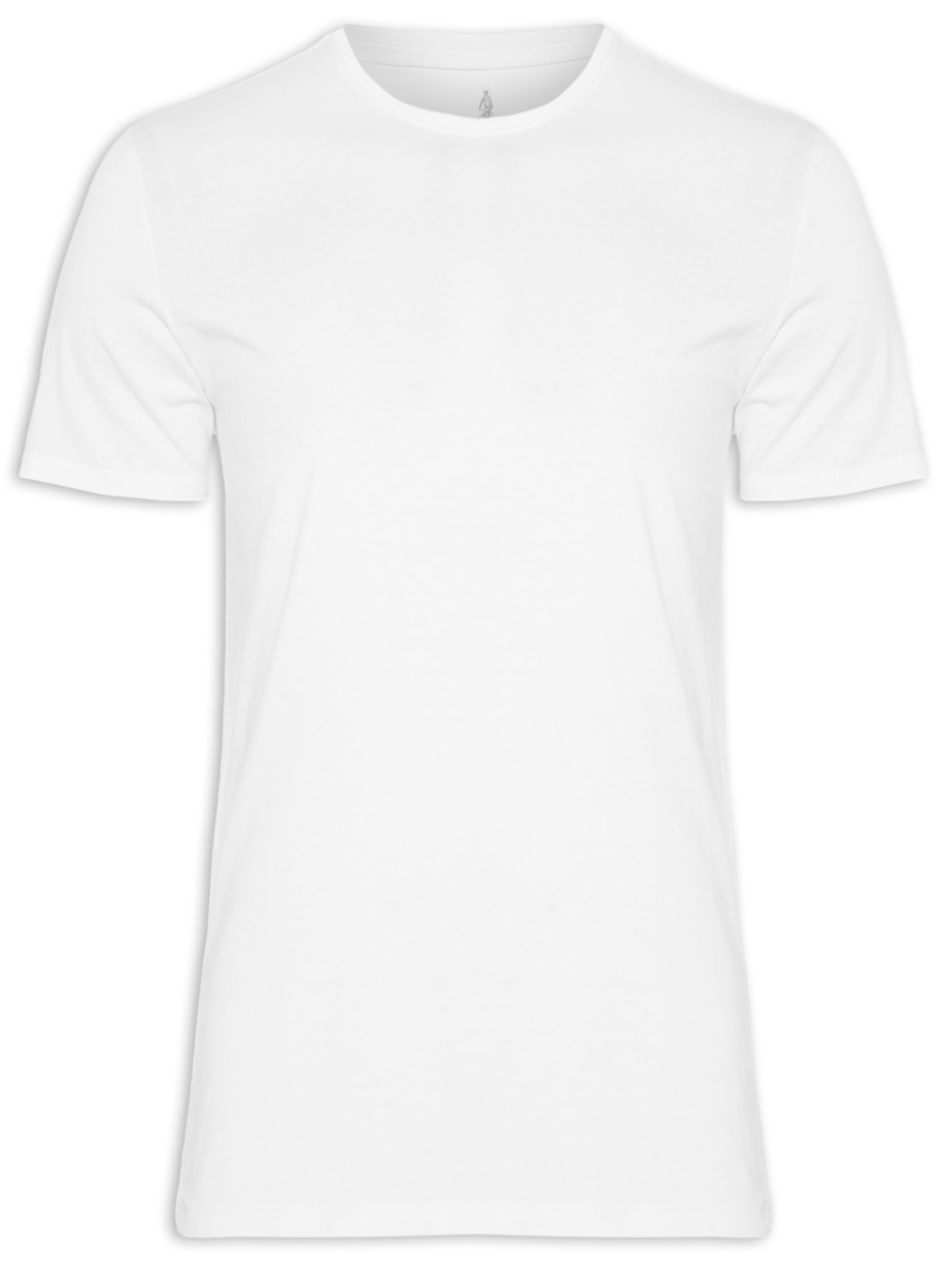 Camiseta Masculina Pima Silk Manga Curta - Branco