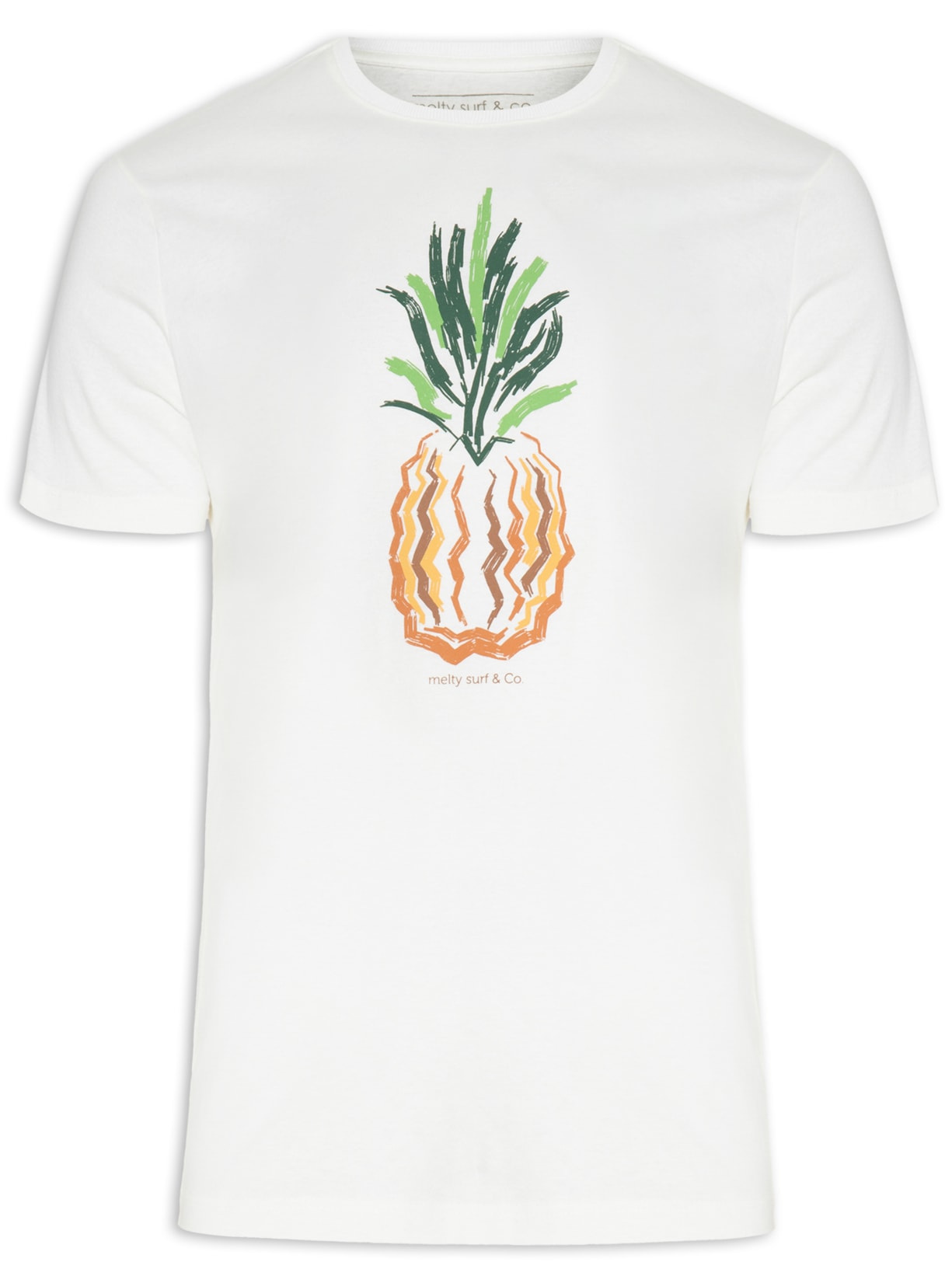 Camiseta Masculina Pine Stripes - Off White