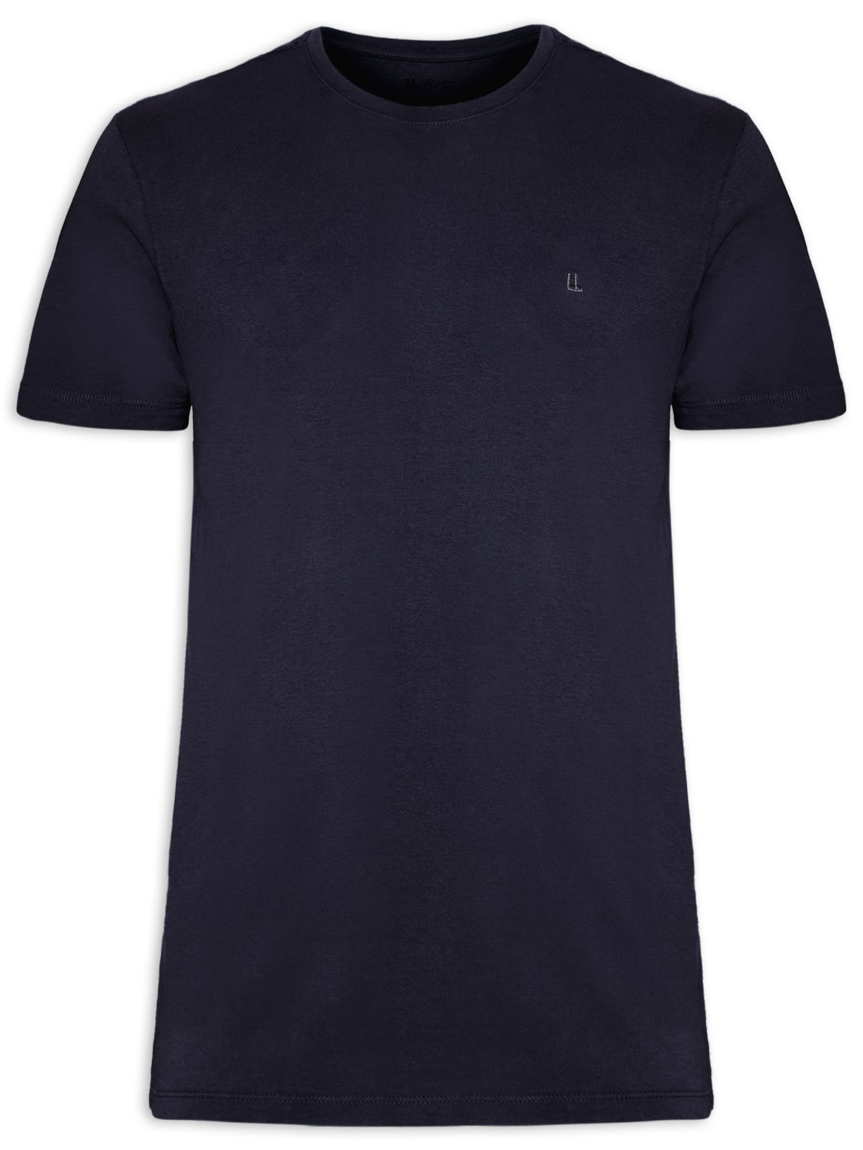 Camiseta Masculina Piquet Logo - Azul