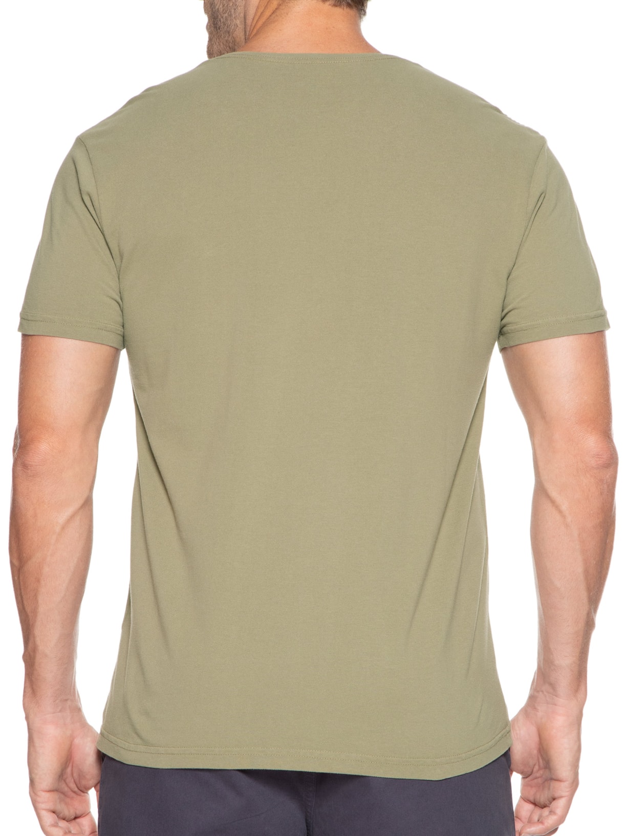 Camiseta Masculina Piquet Logo New Verde Foxton