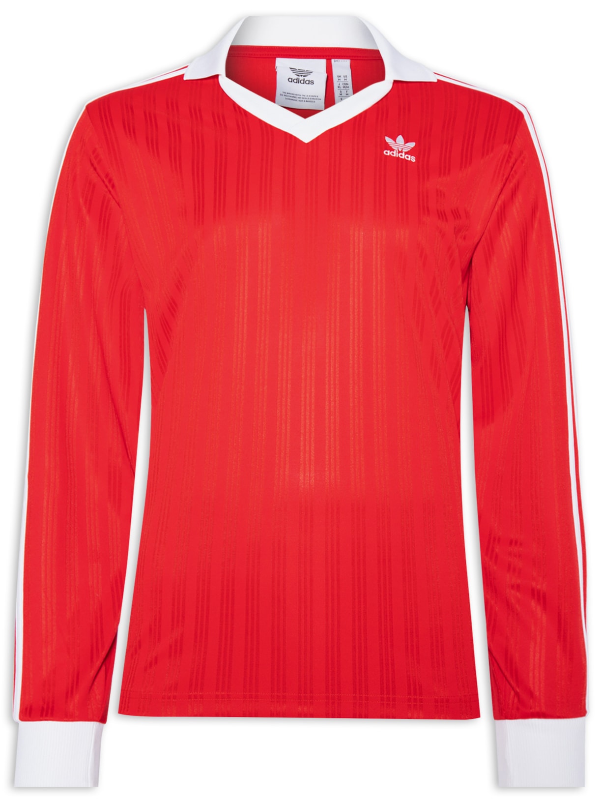 Camiseta Masculina Piquet Manga Longa - Vermelho