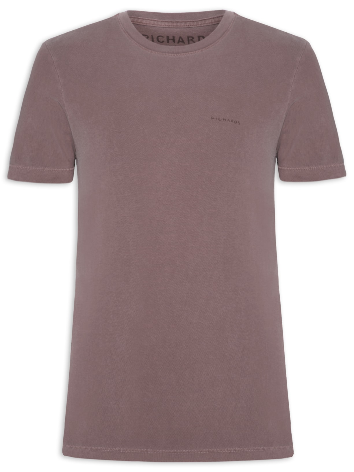 Camiseta Masculina Piquet Washed - Vinho
