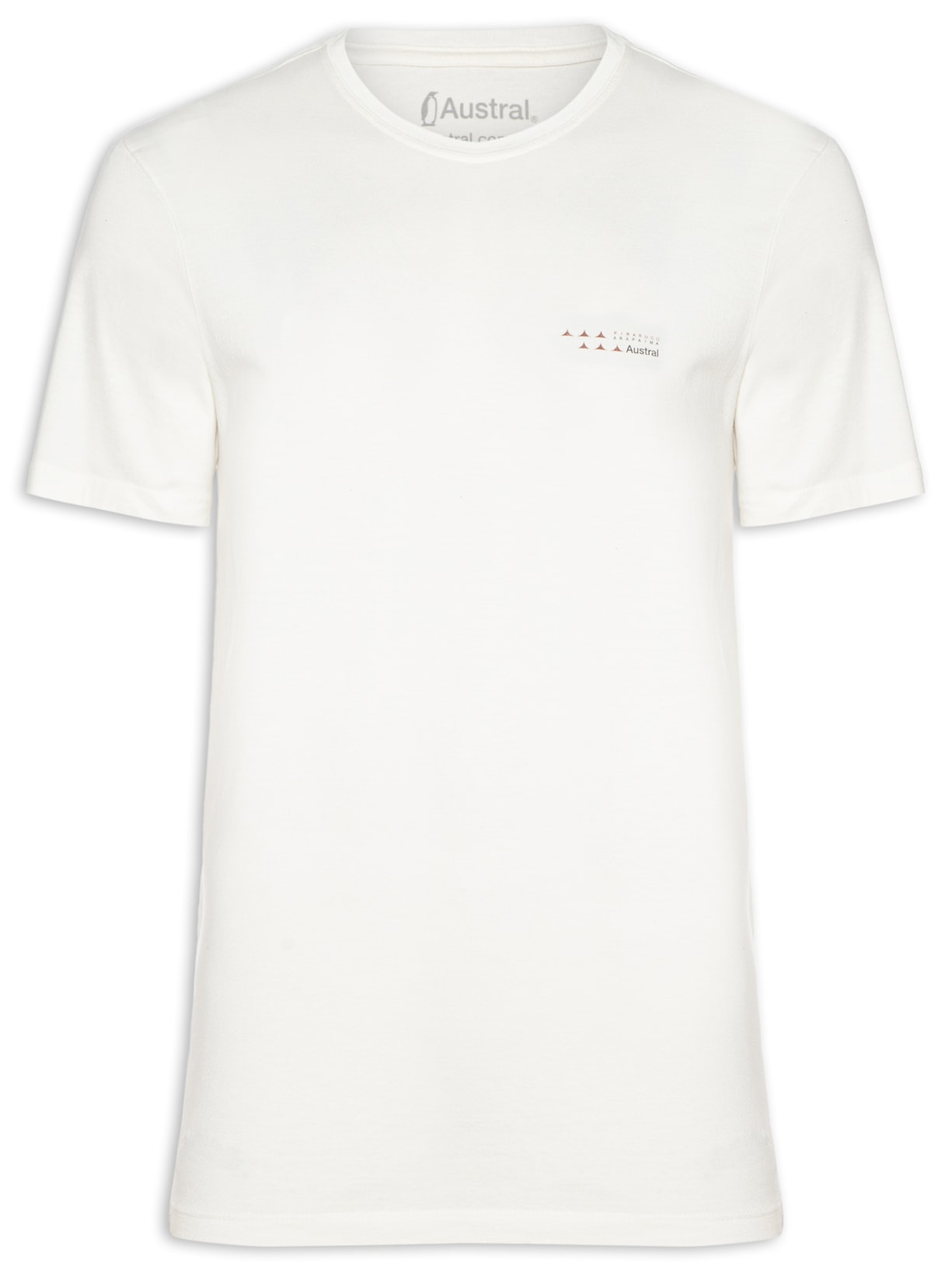 Camiseta Masculina Pirarucu Branco Austral