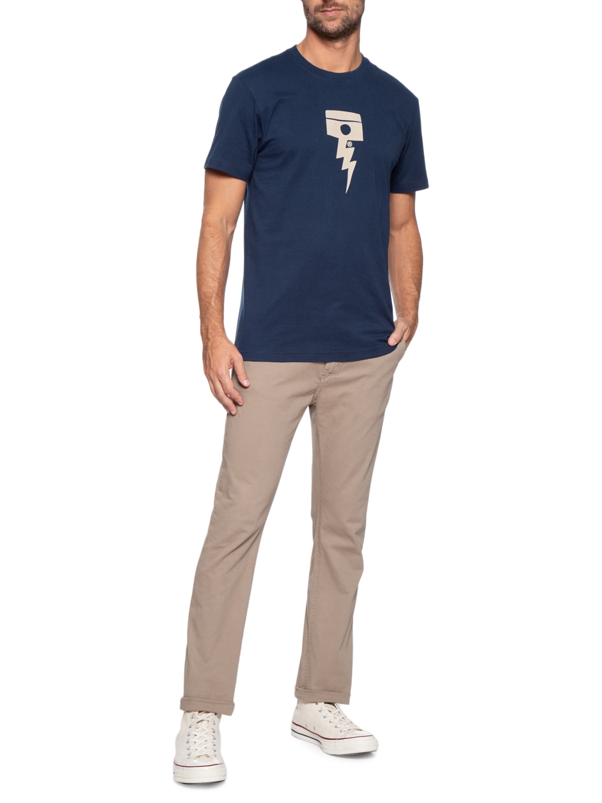 Camiseta Masculina Pisstin Azul Deus Ex Machina