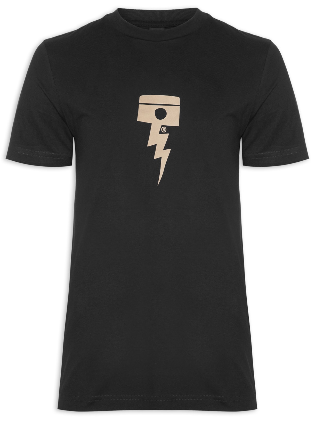 Camiseta Masculina Písstin - Preto