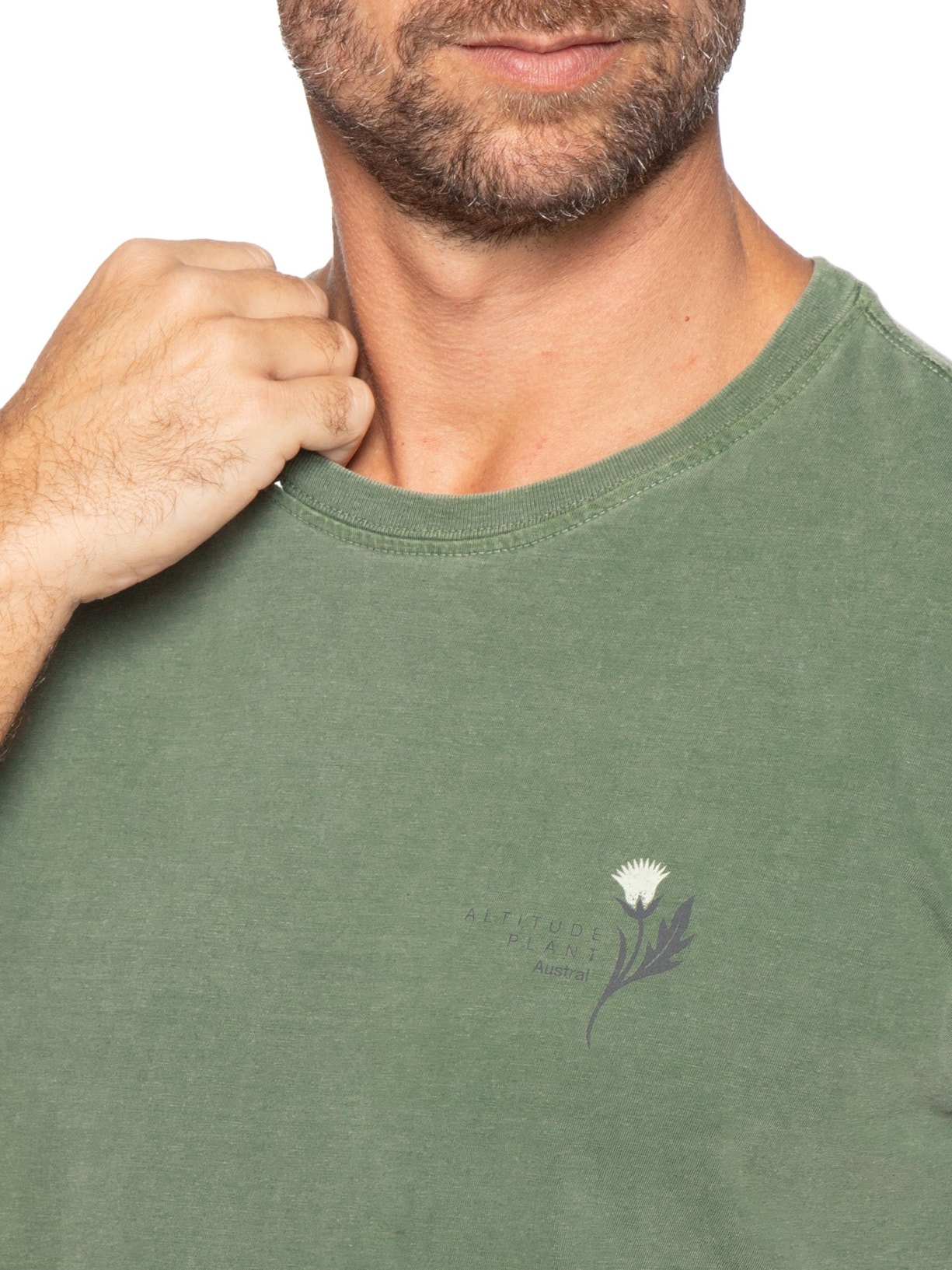Camiseta Masculina Plant II Verde Austral