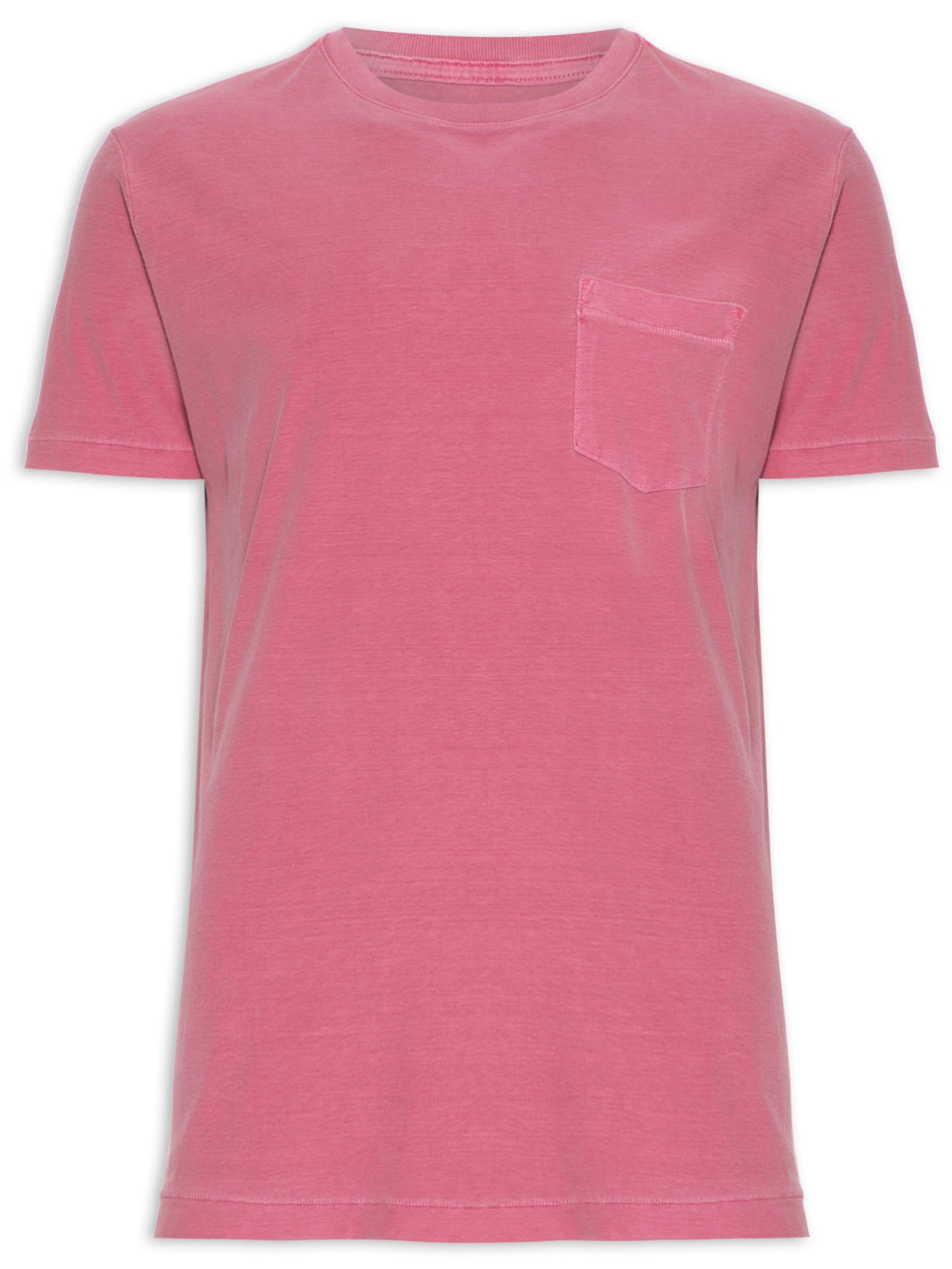 Camiseta Masculina Pocket Colors - Rosa