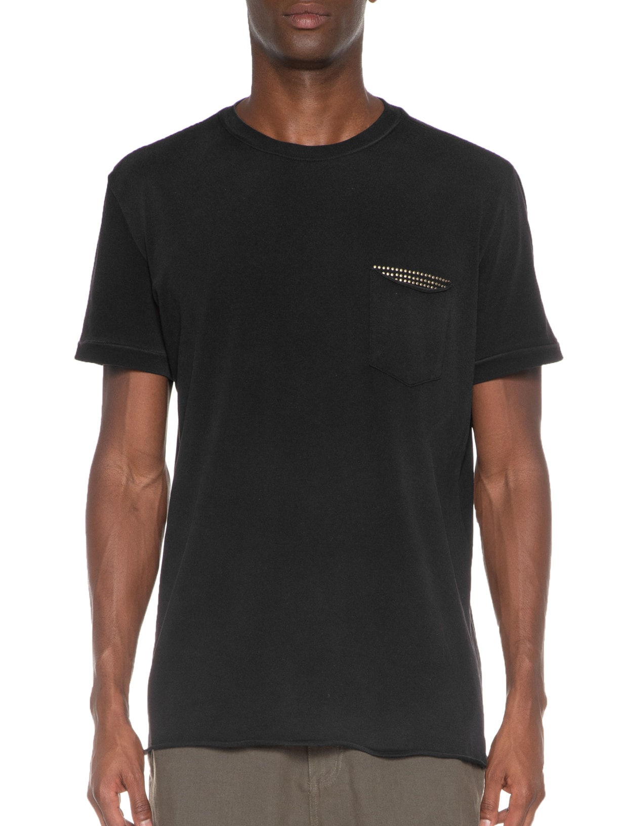 Camiseta Masculina Pocket Design Preto Osklen