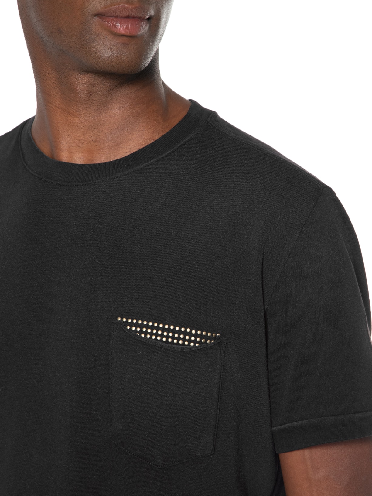 Camiseta Masculina Pocket Design Preto Osklen