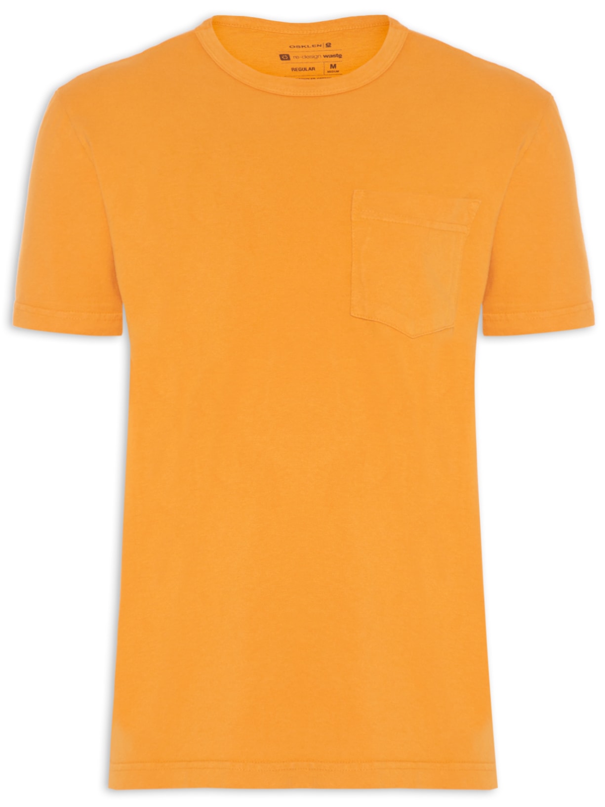Camiseta Masculina Pocket Recycled Cotton - Amarelo