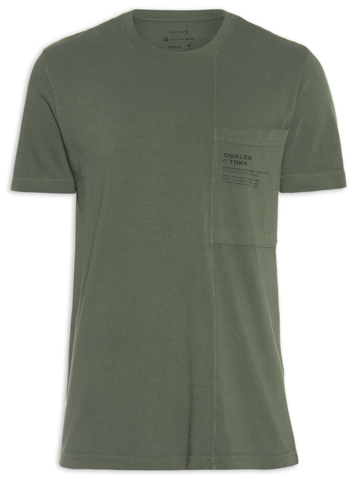 Camiseta Masculina Pocket Trekking - Verde