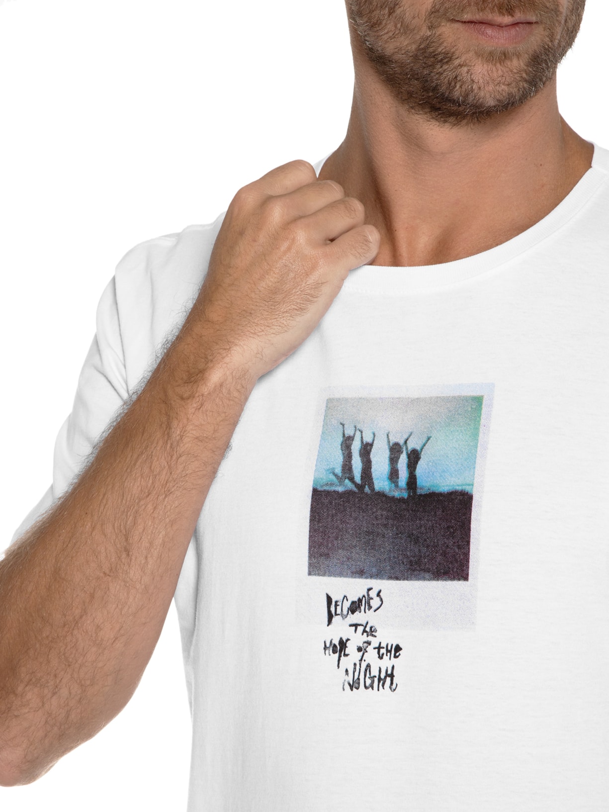 Camiseta Masculina Polaroid Friendship Branco Spirito Santo