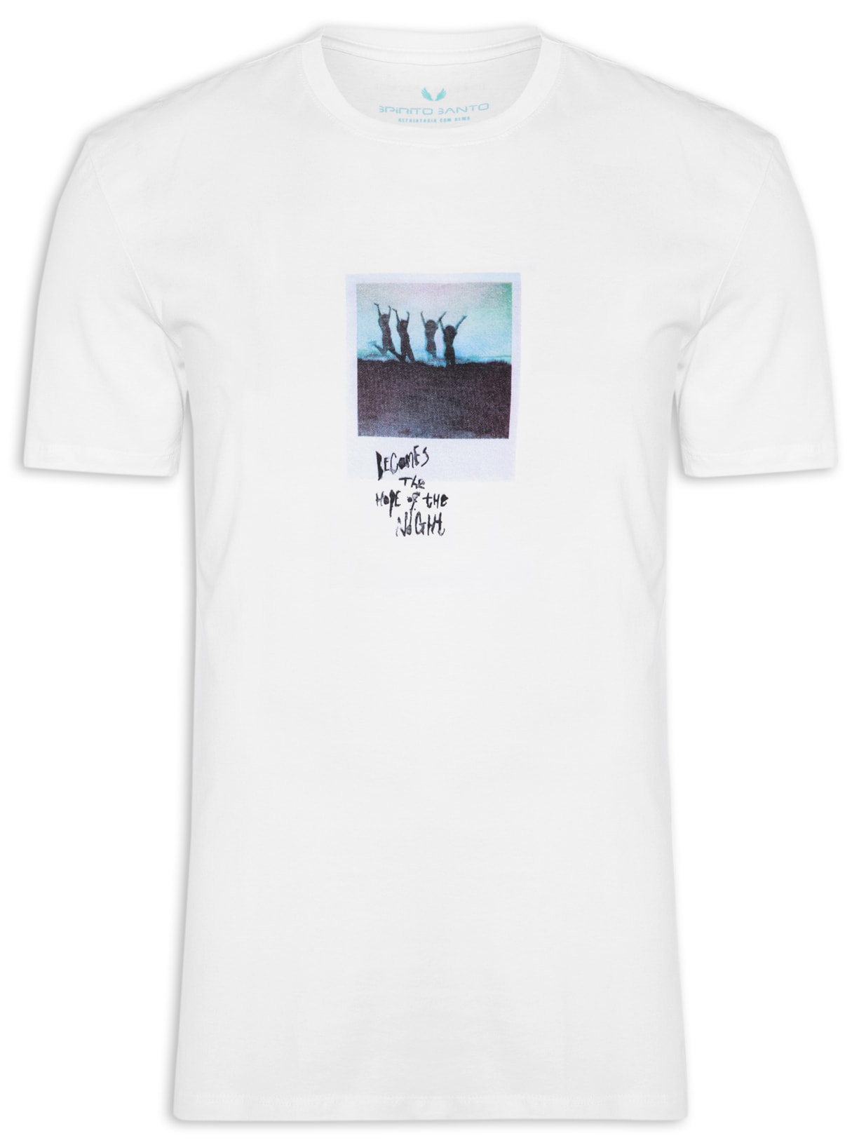 Camiseta Masculina Polaroid Friendship Branco Spirito Santo