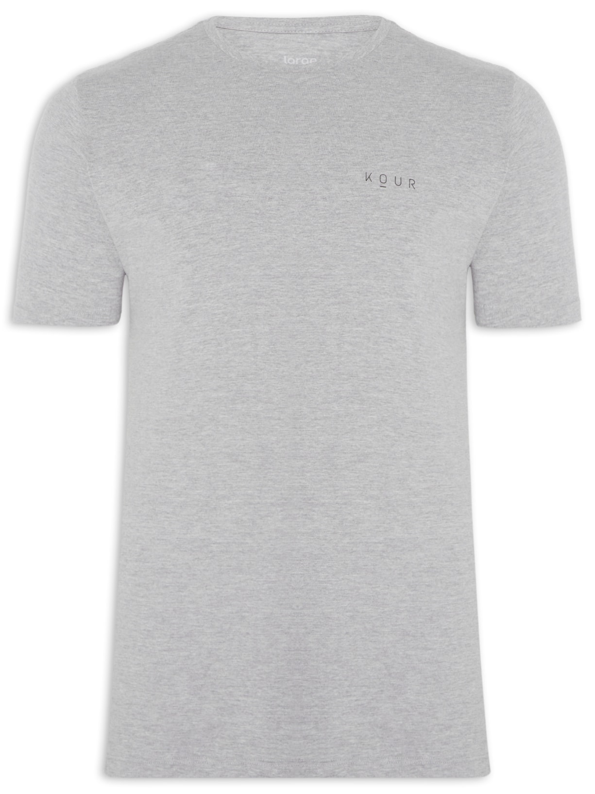 Camiseta Masculina Polaroid Mescla - Cinza