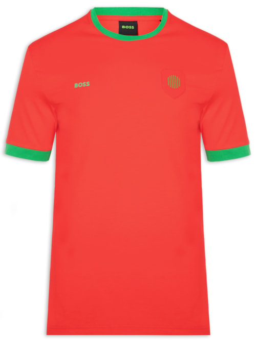 Camiseta Masculina Portugal Copa Lux Tee - Vermelho