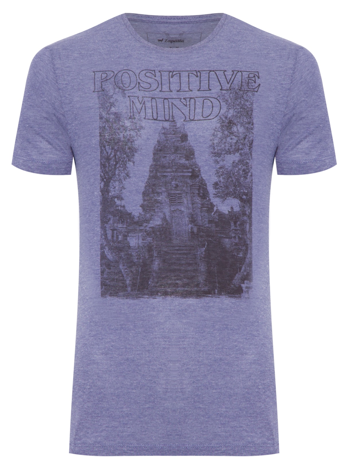 Camiseta Masculina Positive Mind - Azul