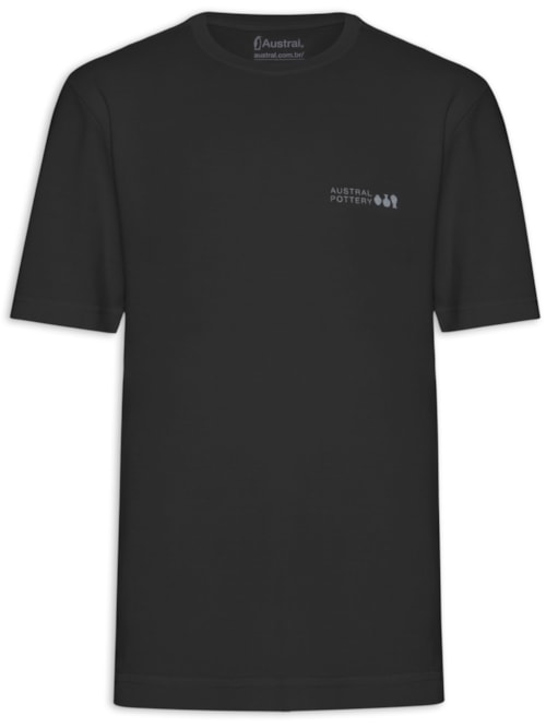 Camiseta Masculina Pottery - Preto