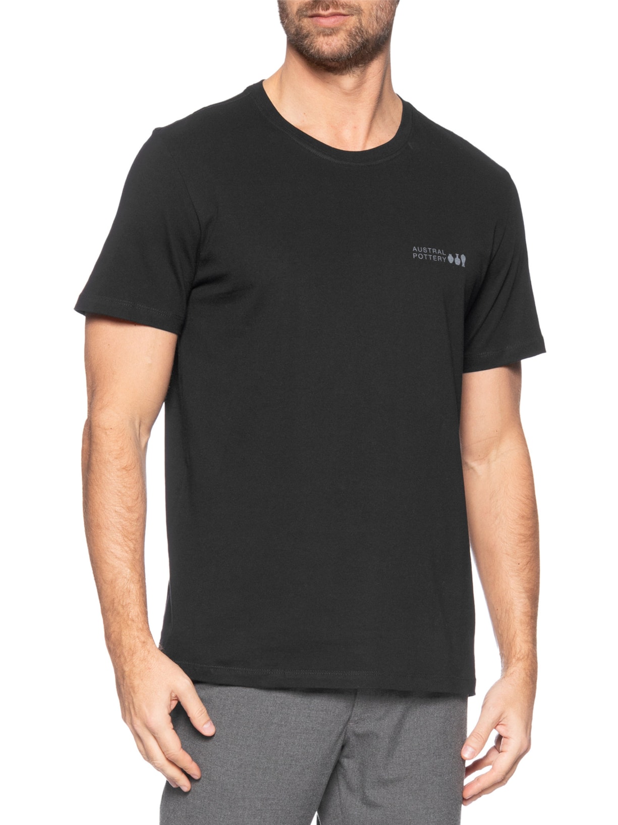 Camiseta Masculina Pottery Preto Austral
