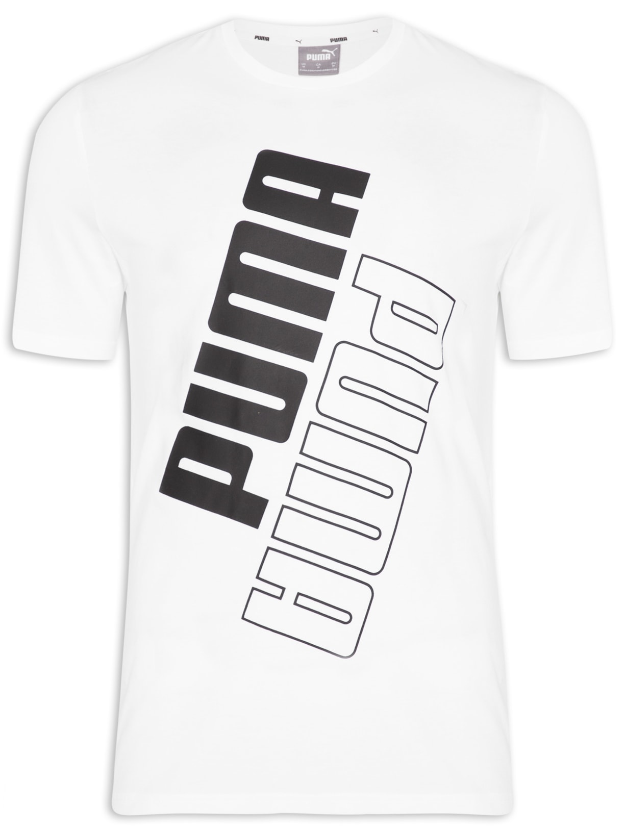 Camiseta Masculina Power Logo Tee - Branco