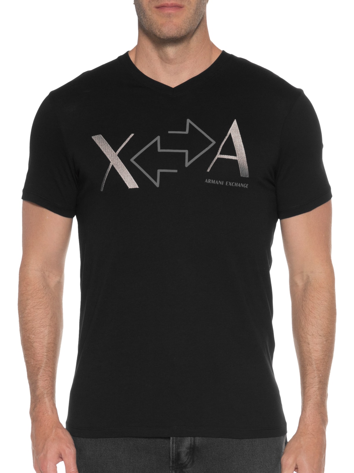 Camiseta Masculina Preto Armani Exchange