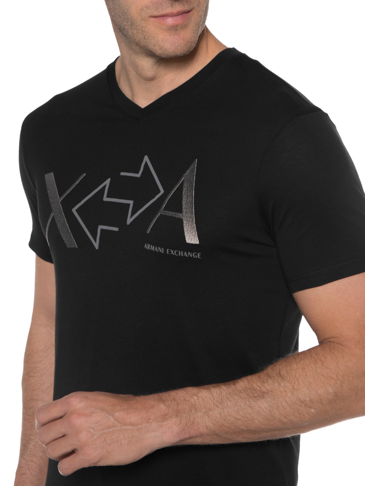 Camiseta Masculina Preto Armani Exchange