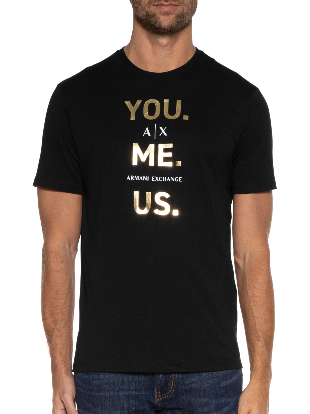 Camiseta Masculina Preto Armani Exchange