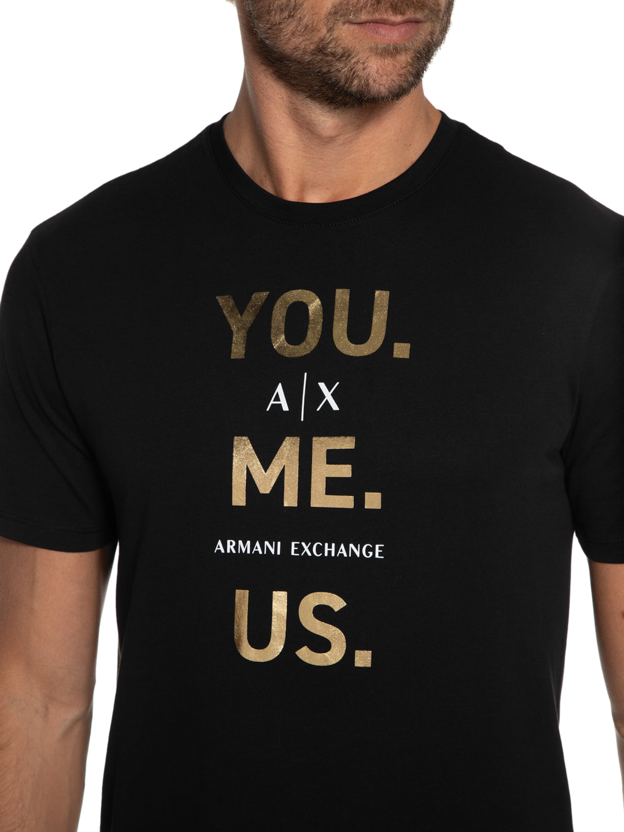 Camiseta Masculina Preto Armani Exchange
