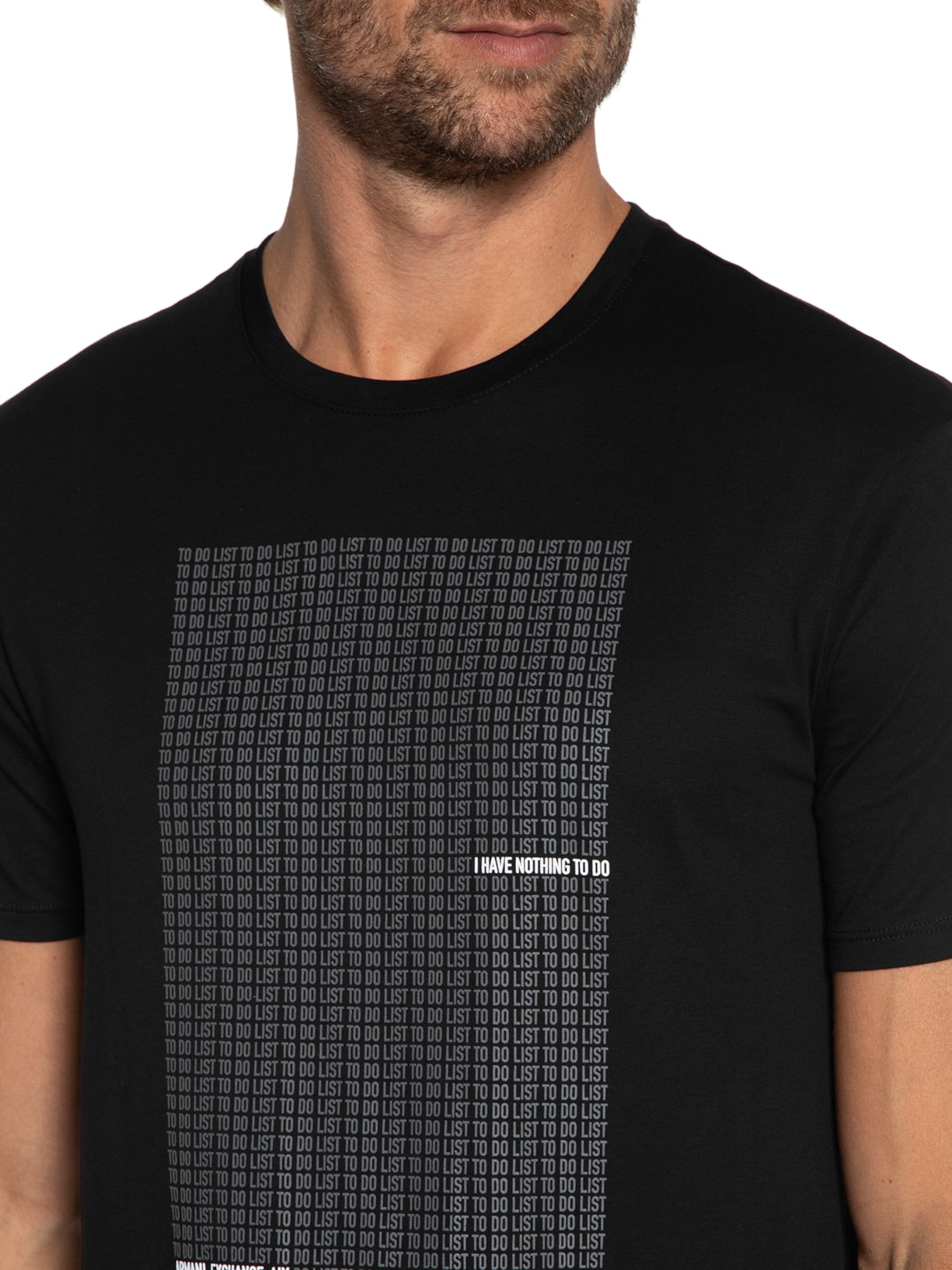 Camiseta Masculina Preto Armani Exchange