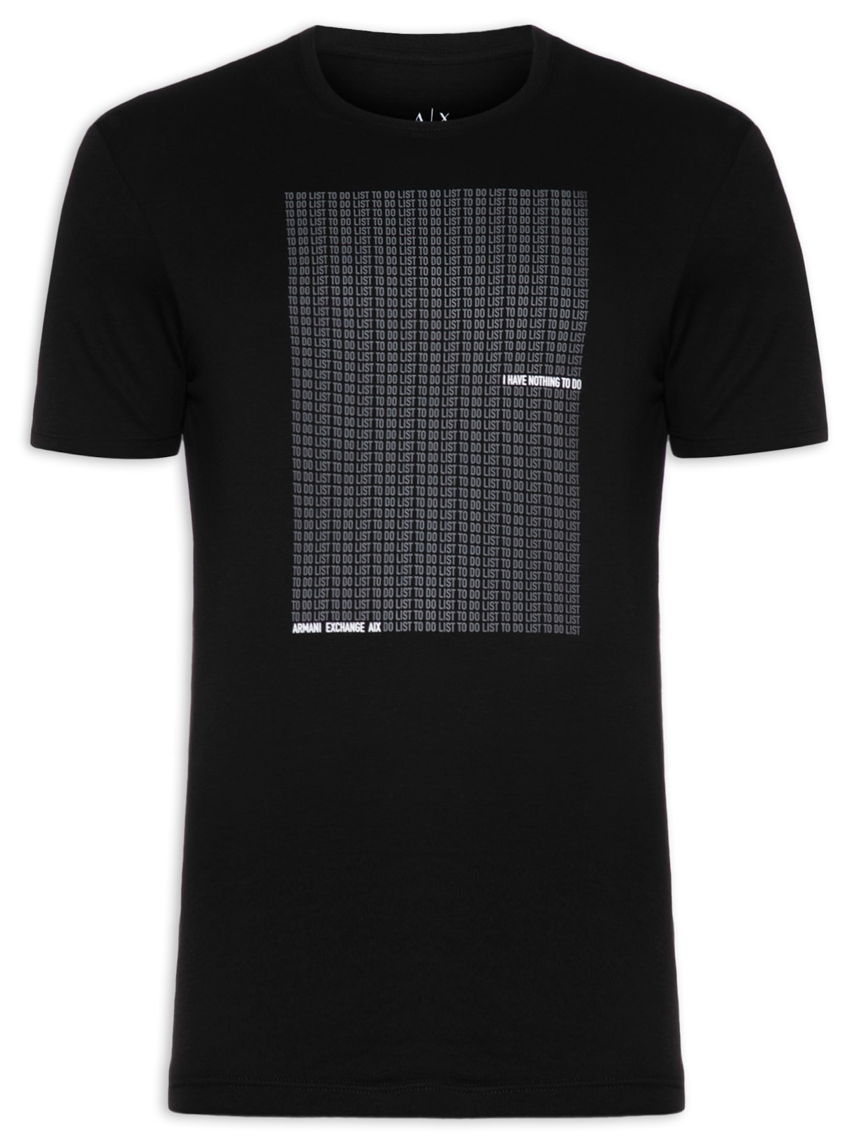 Camiseta Masculina Preto Armani Exchange